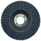 Weiler 4-1/2" Tiger X Flap Disc, Flat (TY27), Phenolic Backing, 60Z, 7/8" 51224 - alternate 2